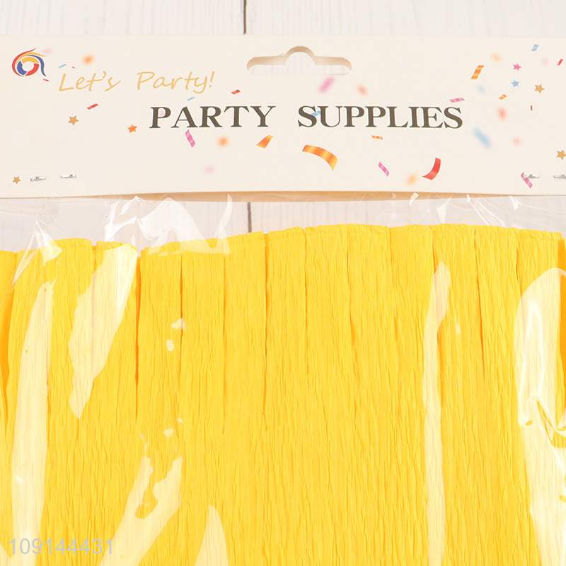 China supplier multicolor party supplies crepe paper for sale