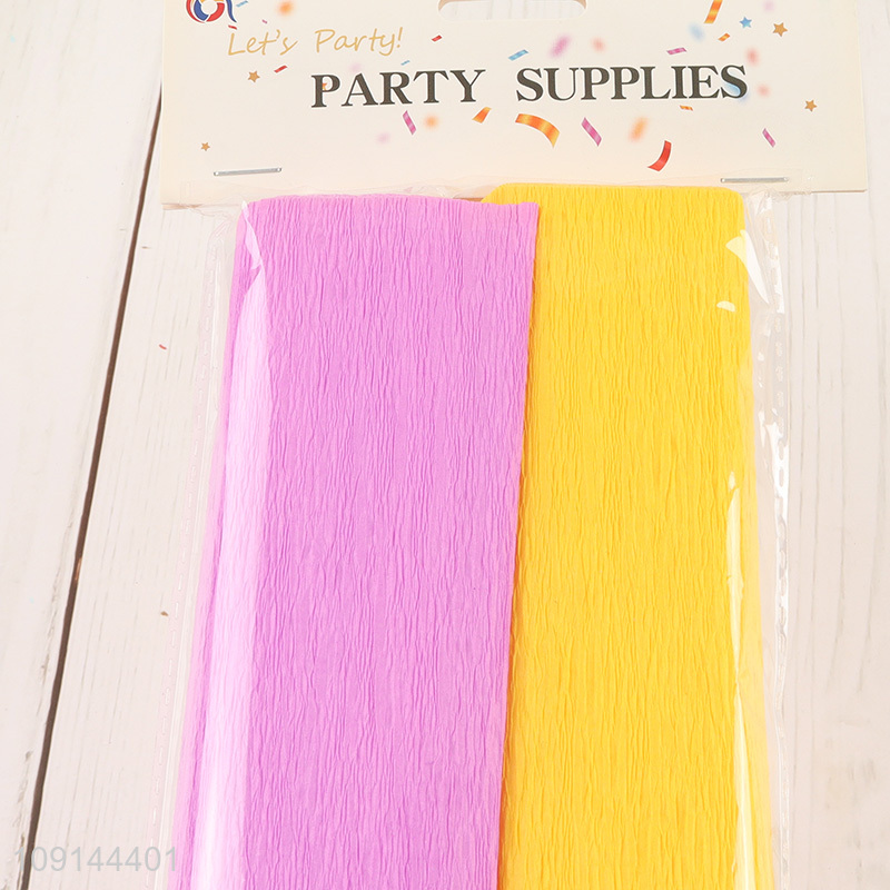 Top sale multicolor flower wrapping crepe paper packaging paper