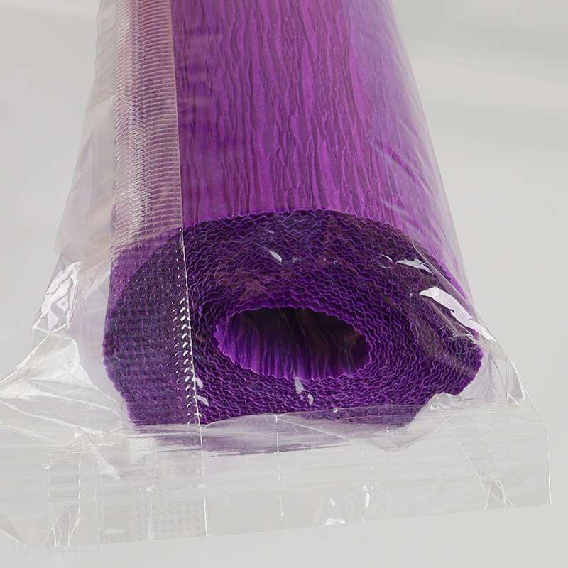 Factory supply colorful flower wrapping crepe paper for sale