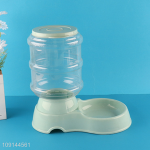 Hot Sale Automatic Pet Feeder <em>Dog</em> Cat <em>Bowl</em> and Water Dispenser Set
