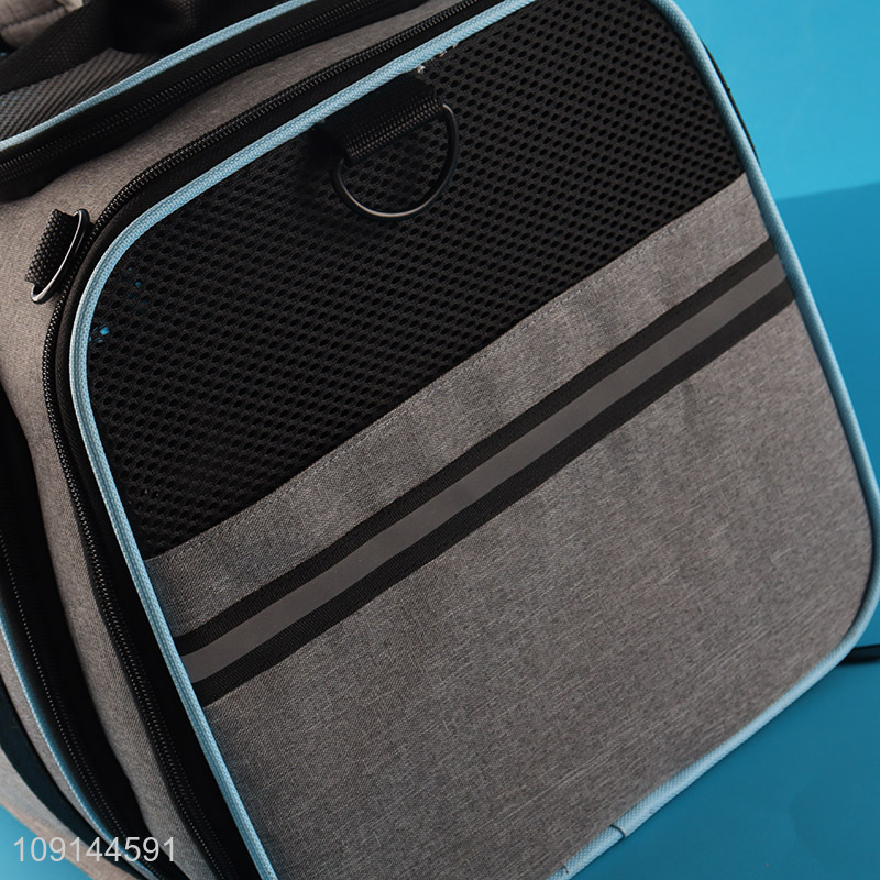 Wholesale Oxford Fabric Pet Travel Carrier Breathable Dog Cat Carrier