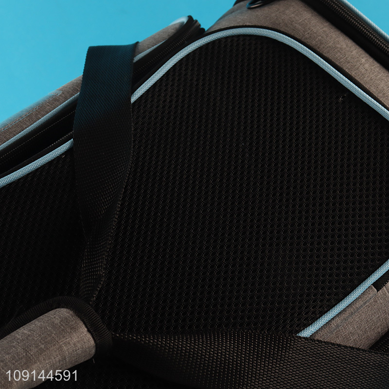 Wholesale Oxford Fabric Pet Travel Carrier Breathable Dog Cat Carrier