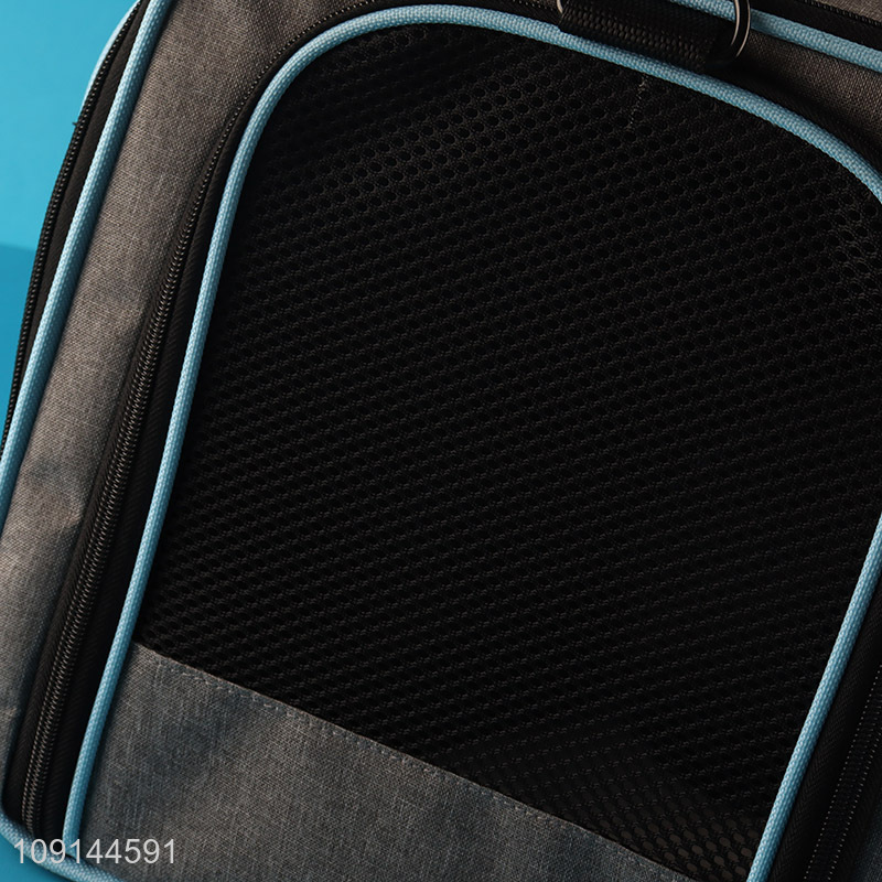 Wholesale Oxford Fabric Pet Travel Carrier Breathable Dog Cat Carrier