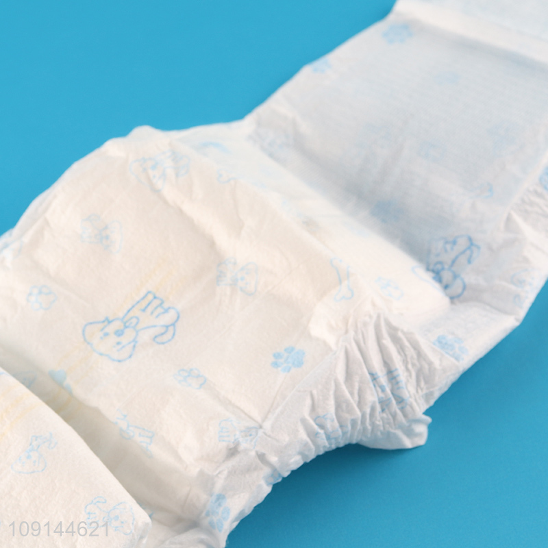 High Quality 12 Pieces Disposable Dog Diapers Absorbent Male Dog Diapers