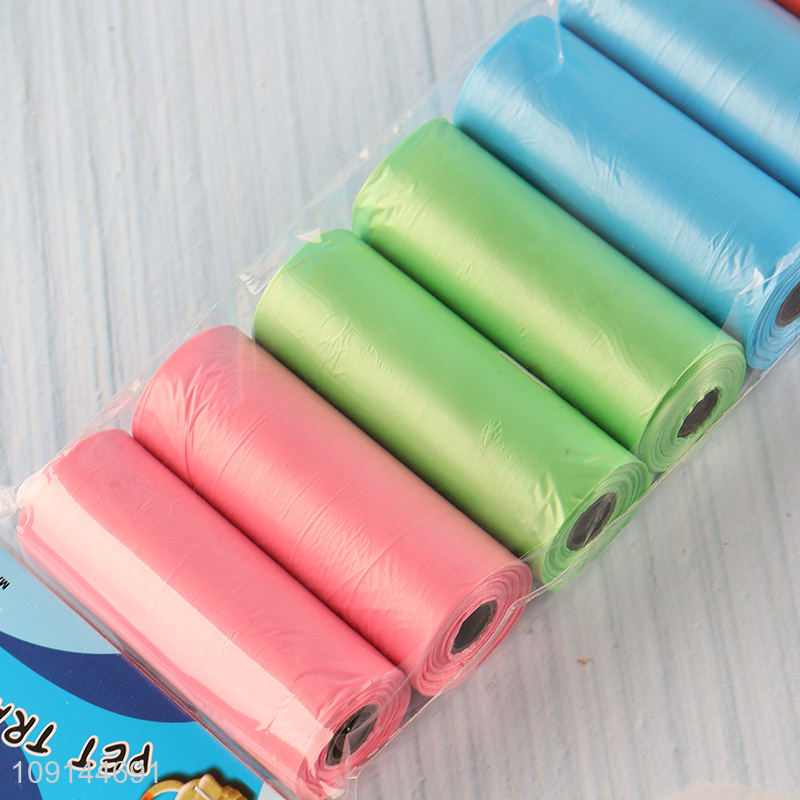 High Quality 10 Rolls Dog Poop Bags Disposable Leak Proof Dog Waste Bags