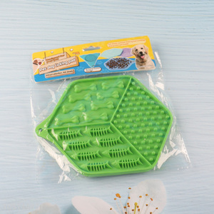 Good Quality Pet Dog Cat Silicone Licking Mat with Suction Cups
