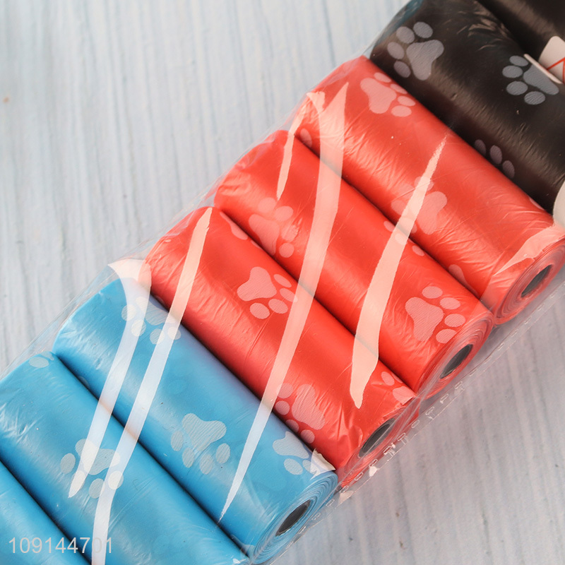 Hot Selling 9 Rolls Dog Poop Bags Disposable Pet Waste Bags for Dogs