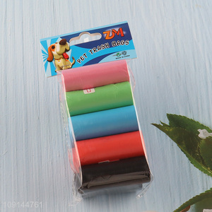 China Wholesale 10 Rolls Disposable Dog Poop Bags Trash Bags for Dogs