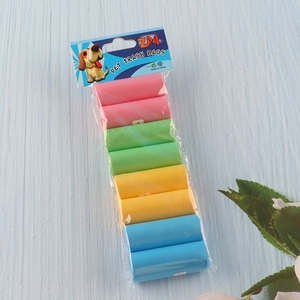 China Imports 8 Rolls Dog Waste Bags Disposable Leak-Proof Dog Poop Bags