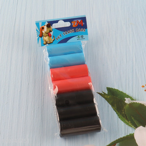 New Arrival 7 Rolls Disposable Dog Waste Bags Leak-Proof Dog Poop Bags