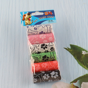 Good Quality 6 Rolls Dog Poop Bags Sturdy Disposable Dog Waste Bags