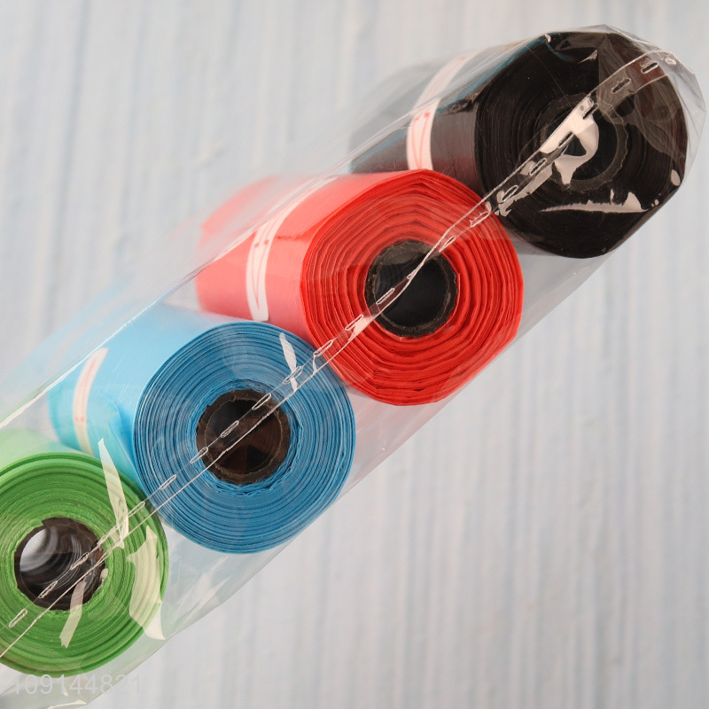 China Imports 6 Rolls Dog Poop Bags Disposable Dog Waste Bags for Poop