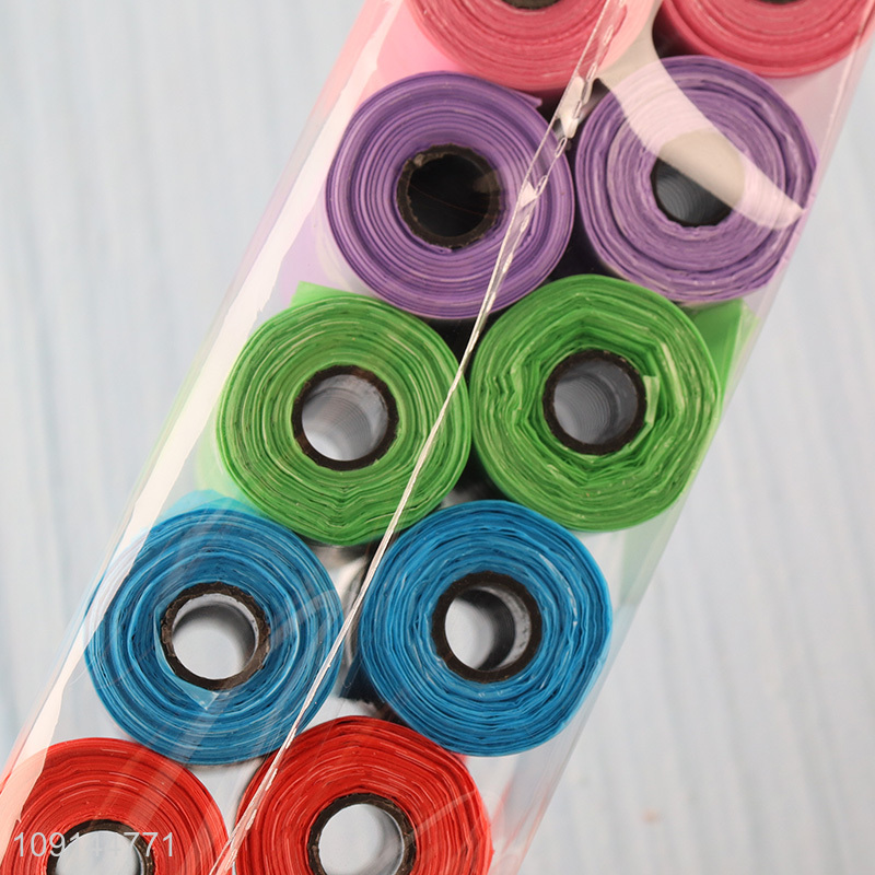 Factory Price 12 Rolls Dog Poop Bags Disposable Pet Waste Bags Rolls