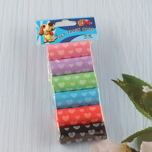 New Product 6 Rolls Dog Poop Bags Disposable Pet Waste Bags for Dogs