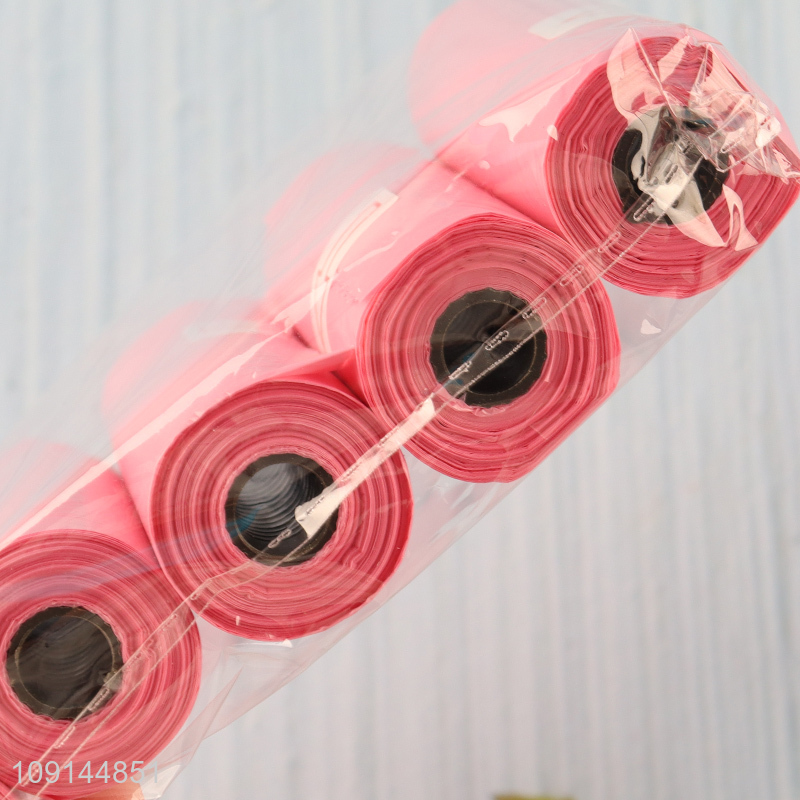 China Wholesale 5 Rolls Disposable Dog Waste Bags Leak-Proof Dog Poop Bags