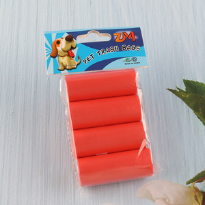 Factory Price 4 Rolls Disposable Dog Waste Bags Leak-Proof Dog Poop Bags