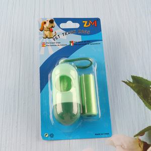 High Quality 2 Rolls Dog Waste Bags with Pill Shaped Poop Bag Dispenser
