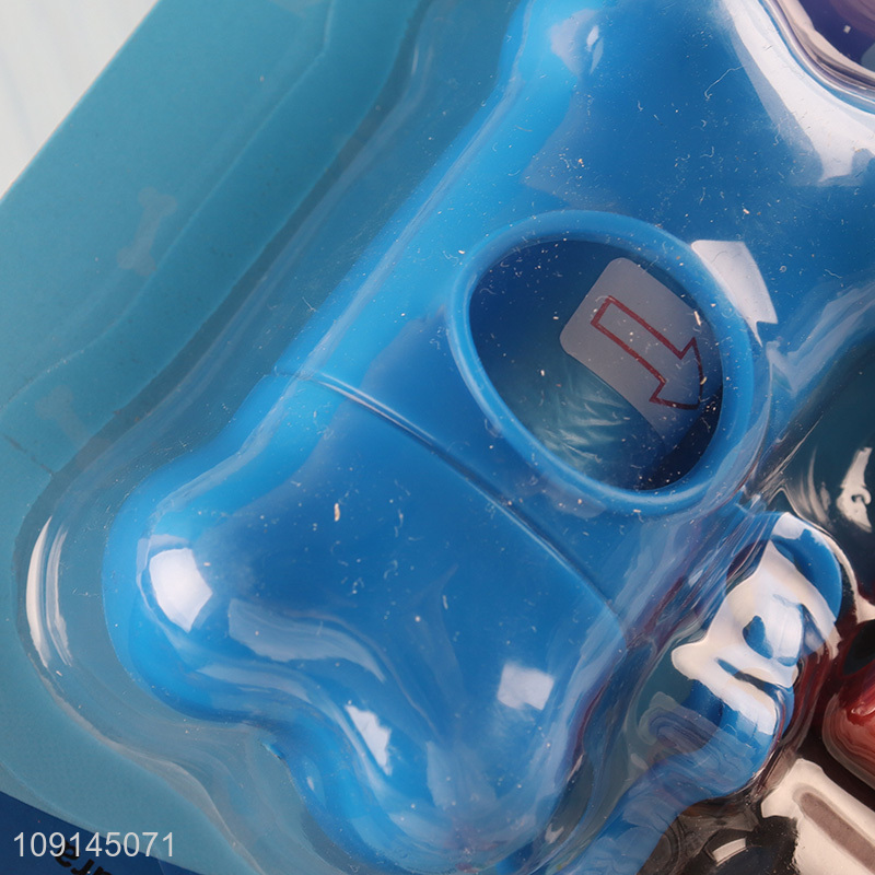 New Product 6 Rolls Dog Poop Bags and Bone Shape Poop Bag Dispenser Set