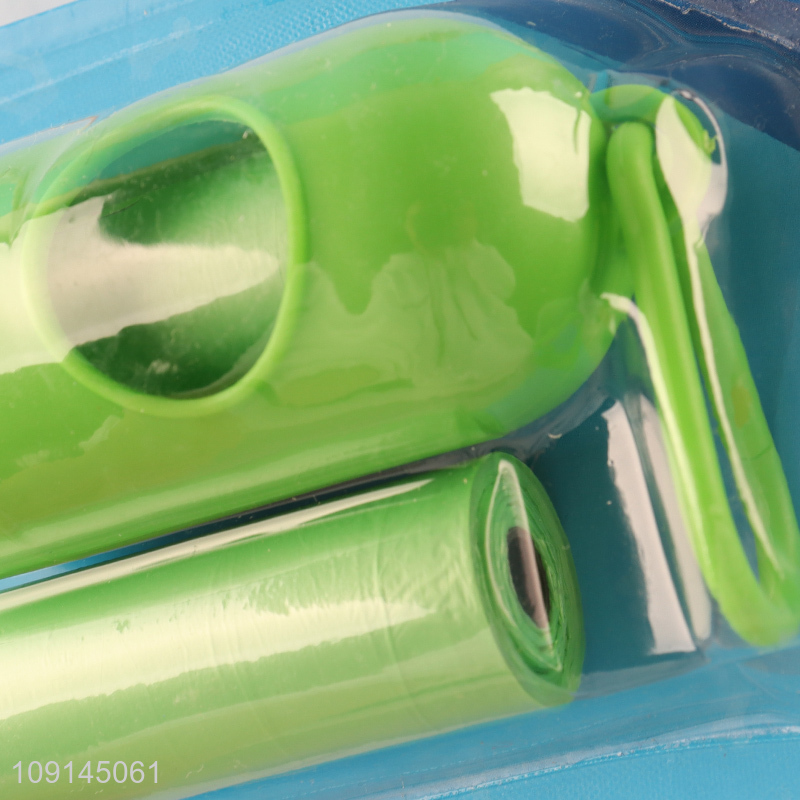 Hot Selling 2 Rolls Dog Waste Bags with Pill Shaped Poop Bag Holder