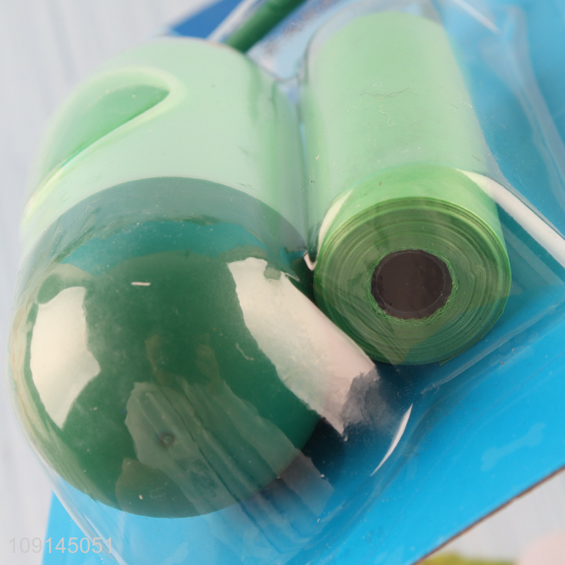 High Quality 2 Rolls Dog Waste Bags with Pill Shaped Poop Bag Dispenser