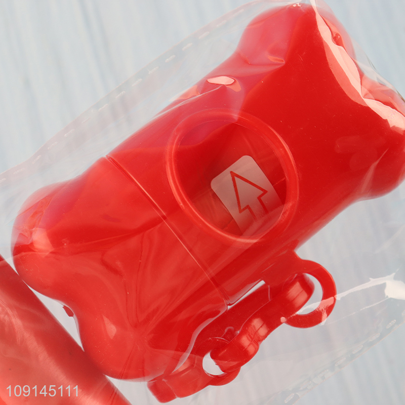 New Arrival 2 Rolls Dog Poop Bags Waste Bags with Bone Shaped Dispenser