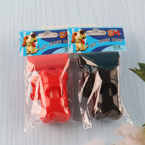 New Arrival 2 Rolls Dog Poop Bags Waste Bags with Bone Shaped Dispenser