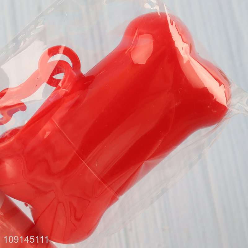 New Arrival 2 Rolls Dog Poop Bags Waste Bags with Bone Shaped Dispenser