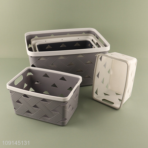 Good Quality Multifunctional Plastic Storage Basket for Kitchen & Pantry