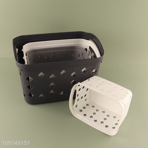 New Product Muli-Purpose Plastic Storage Basket Kitchen Pantry Organizers
