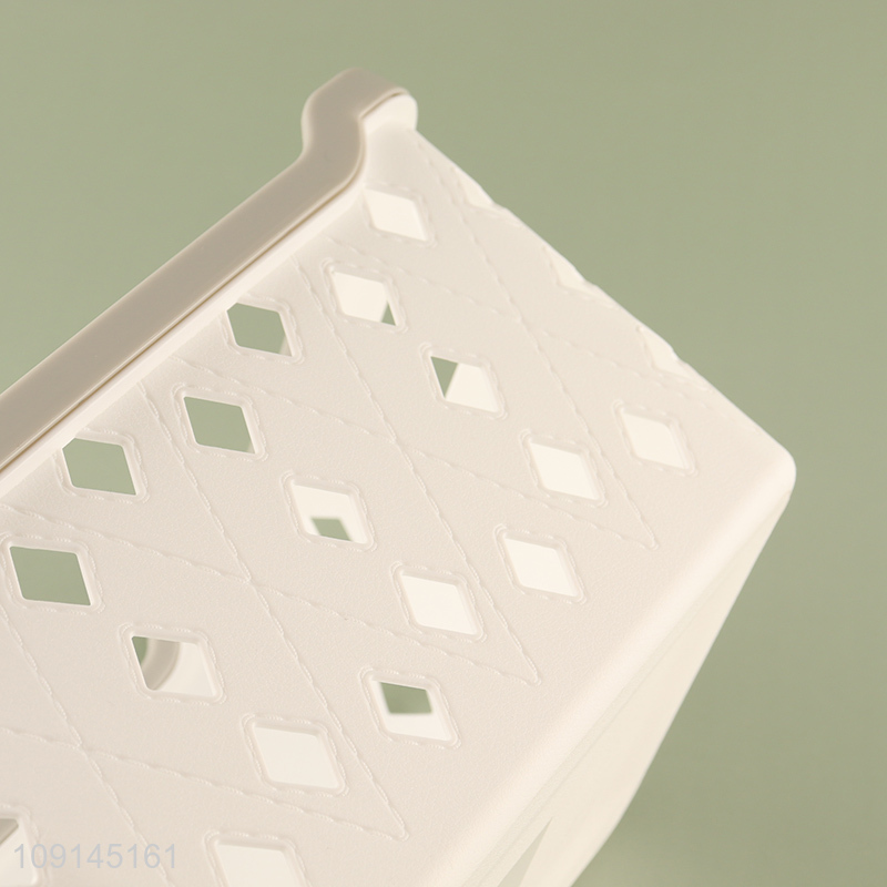 China Wholesale Mulipurpose Plastic Storage Basket for Kitchen & Bathroom