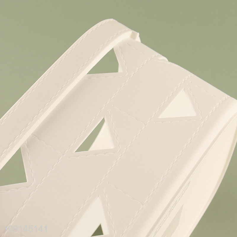 Wholesale Multi-Function Plastic Storage Basket with Handles for Shelves