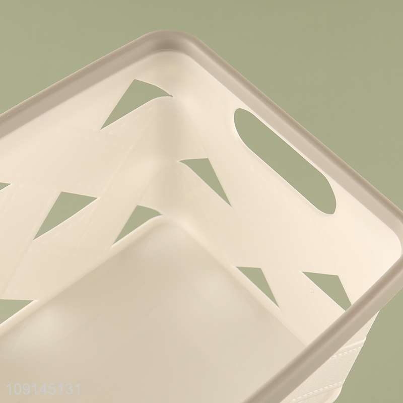 Good Quality Multifunctional Plastic Storage Basket for Kitchen & Pantry