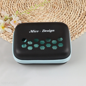 Top selling portable sports double-sided quick dry towel with case