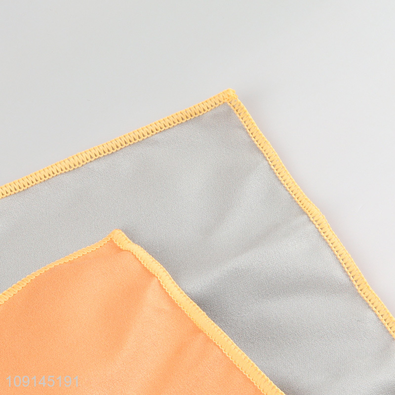 China products travel portable sports double-sided towel with case