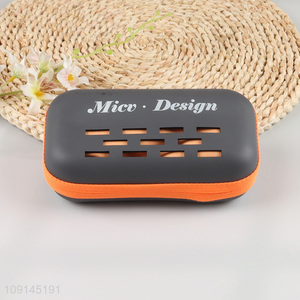 China products travel portable sports double-sided towel with case