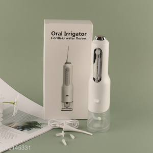 High Quality Portable Cordless Water Dental Flosser for Teeth Cleaning