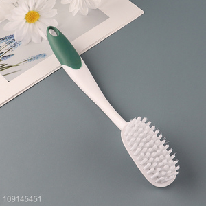 Hot Selling Heavy Duty Plastic Shoe Brush with Ergonomic Handle