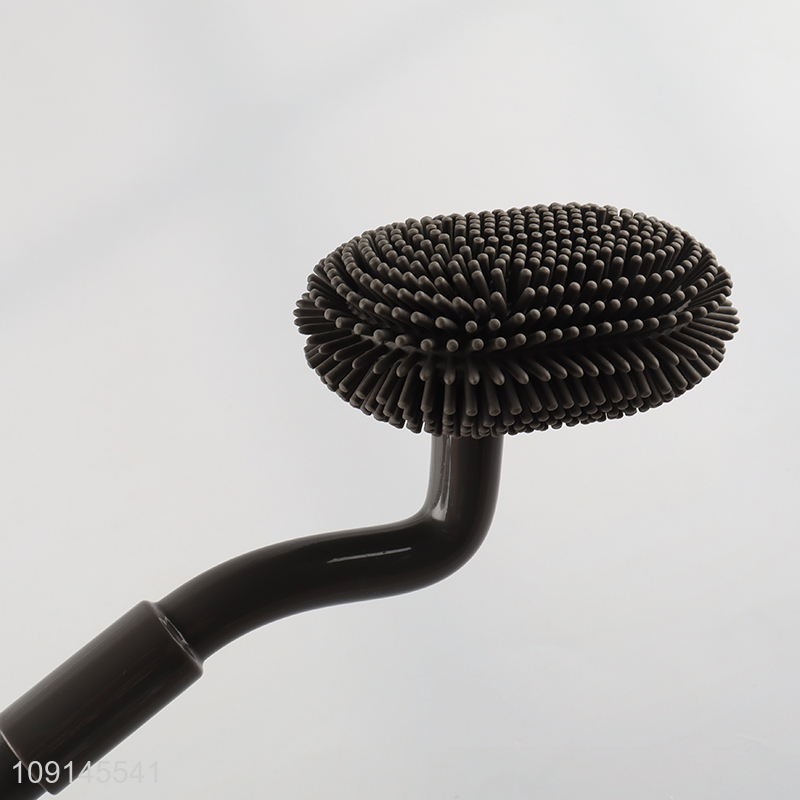 Hot Selling Wall Mounted Toilet Brush with Long Handle for Bathroom