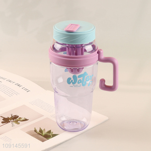 China supplier plastic water bottle drinking bottle with handle