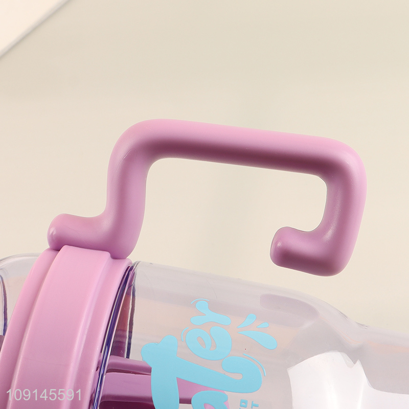 China supplier plastic water bottle drinking bottle with handle