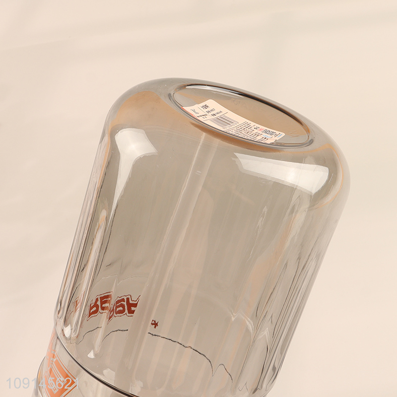 Most popular large capacity plastic water bottle drinking bottle with straw