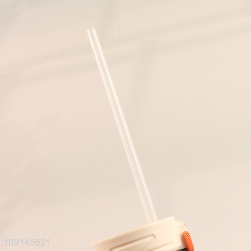 Most popular large capacity plastic water bottle drinking bottle with straw