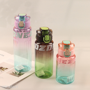 Hot selling multicolor plastic water bottle drinking bottle wholesale