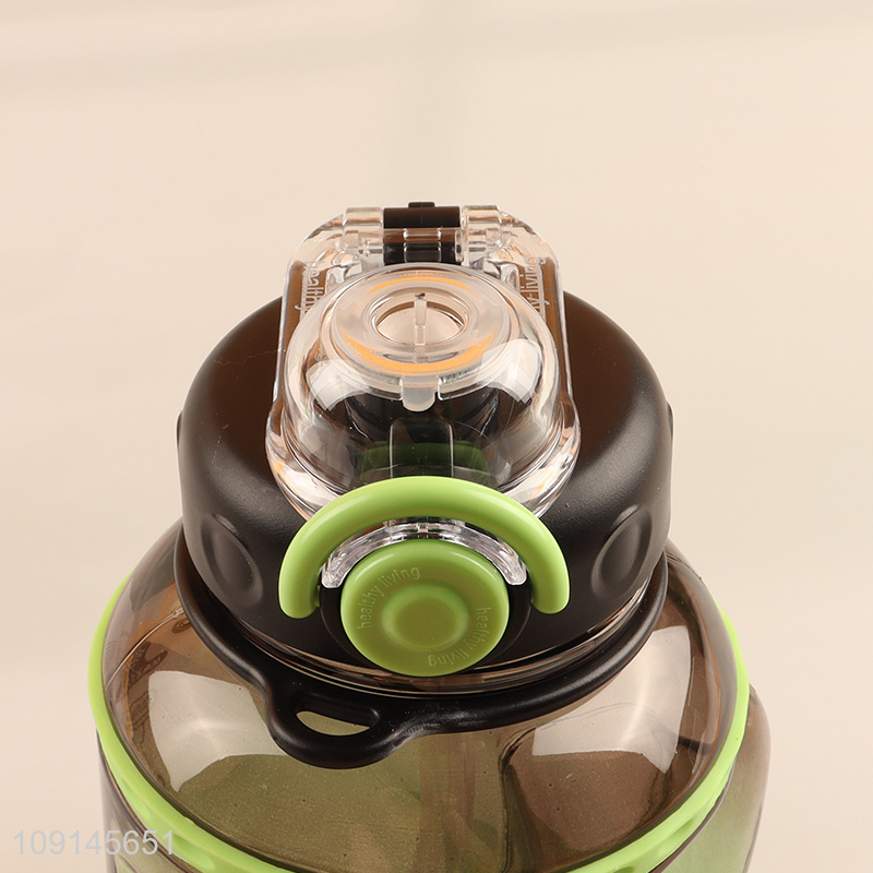 Yiwu market multicolor plastic water bottle drinking bottle with handle