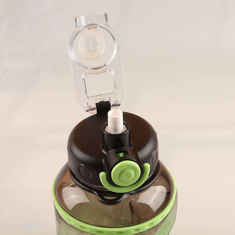 Yiwu market multicolor plastic water bottle drinking bottle with handle