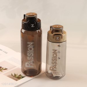 New arrival plastic portable water bottle drinking bottle for sale