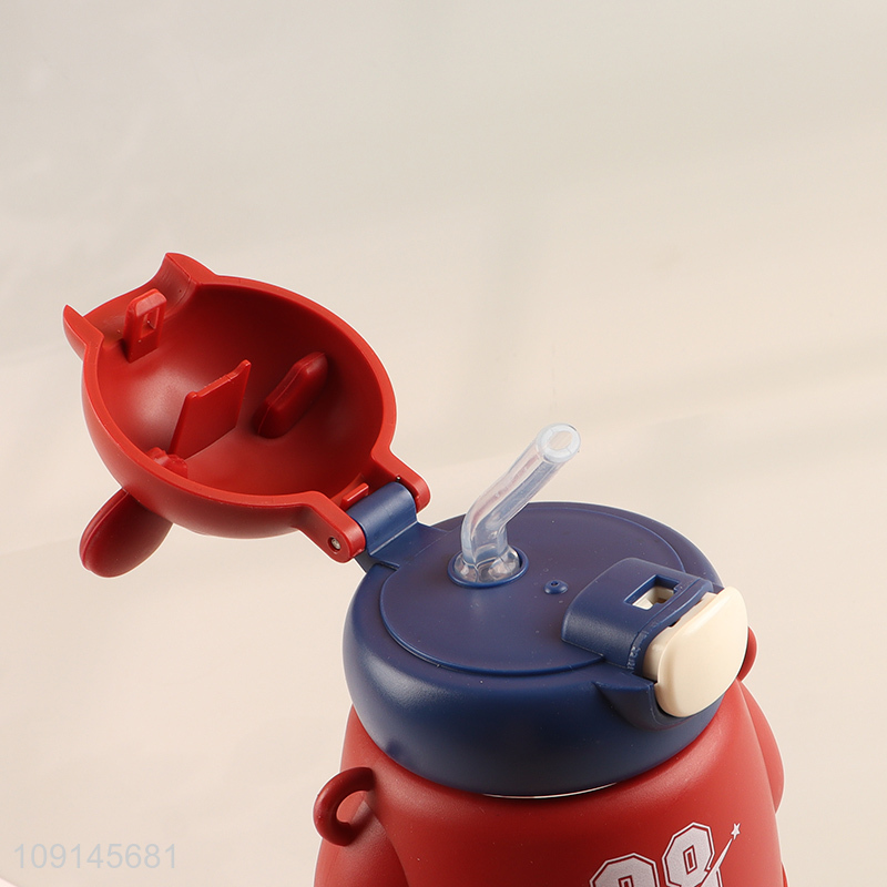 Yiwu market cartoon bear shape plastic water bottle drinking bottle for sale