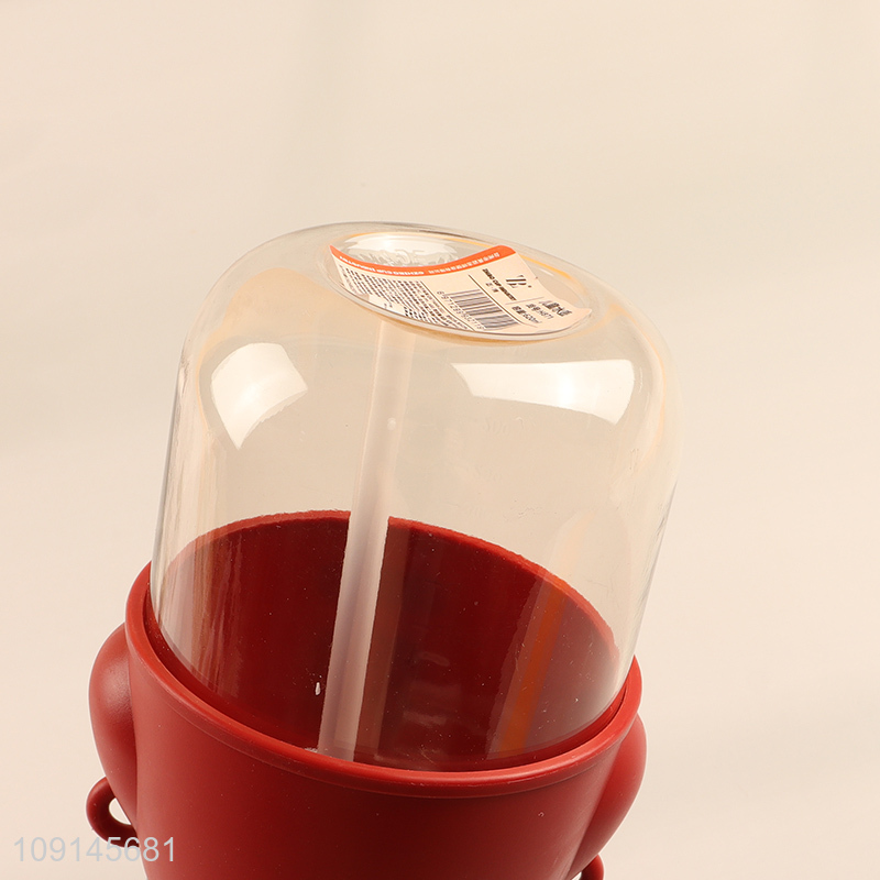 Yiwu market cartoon bear shape plastic water bottle drinking bottle for sale