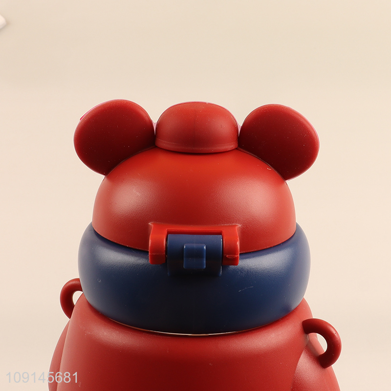 Yiwu market cartoon bear shape plastic water bottle drinking bottle for sale