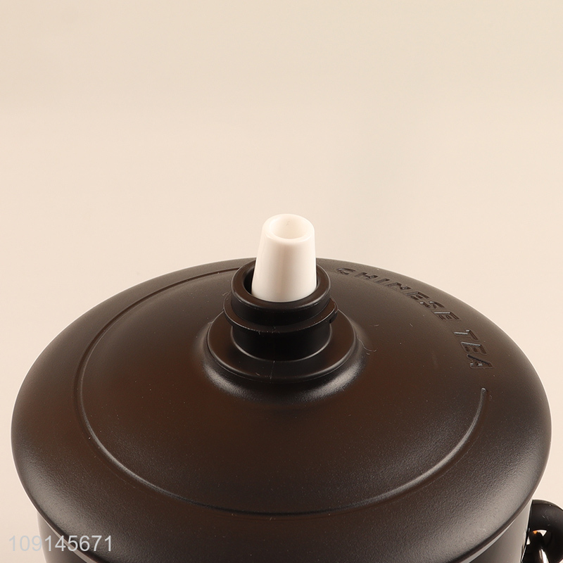 High quality portable creative straw cup plastic water bottle